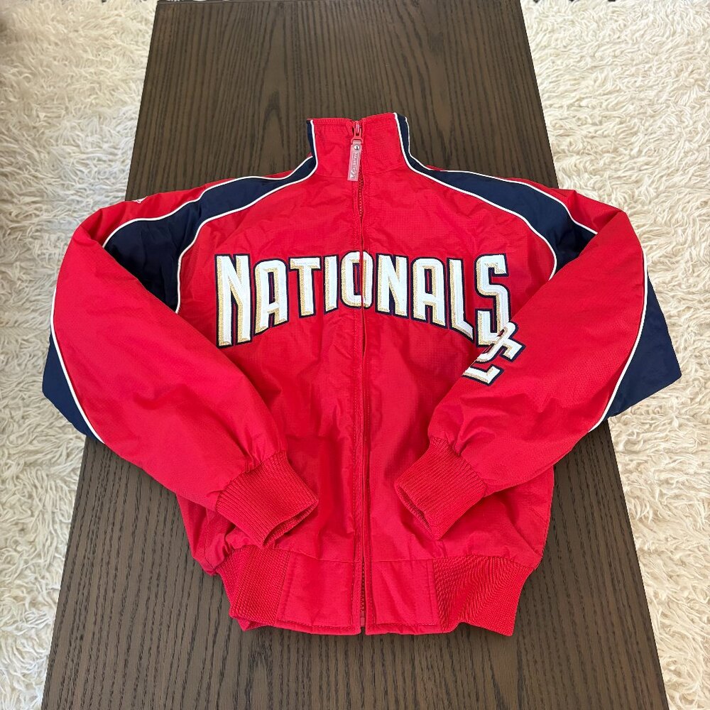 Vintage Majestic Washington Nationals Fleece Lined Men's Jacket - Small